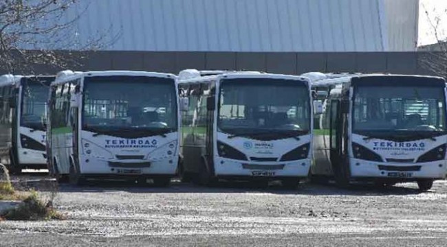 Tekirdağ'da ilçe ve mahalleler arası toplu ulaşım yasaklandı