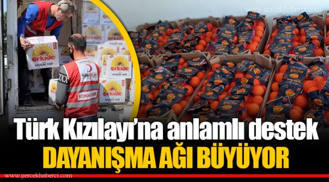 Türk Kızılayı’na anlamlı destek