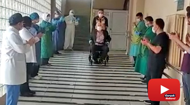 72 yaşındaki hasta korona virüsten taburcu oldu