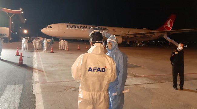 Almanya'dan getirilen 157 kişi Kayseri'ye ulaştı