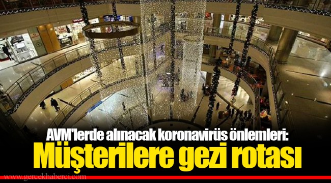 AVM'lerde alınacak koronavirüs önlemleri: Müşterilere gezi rotası
