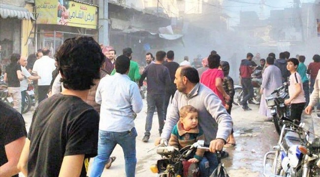 Bab'da iftar vakti bombalı terör saldırısı: 11 yaralı