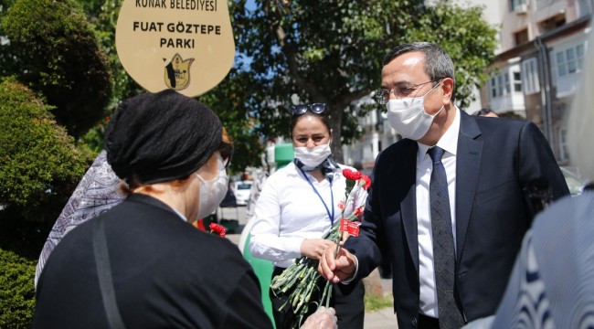 Başkan Batur’dan 65 yaş üstü Konaklılarla bir araya geldi