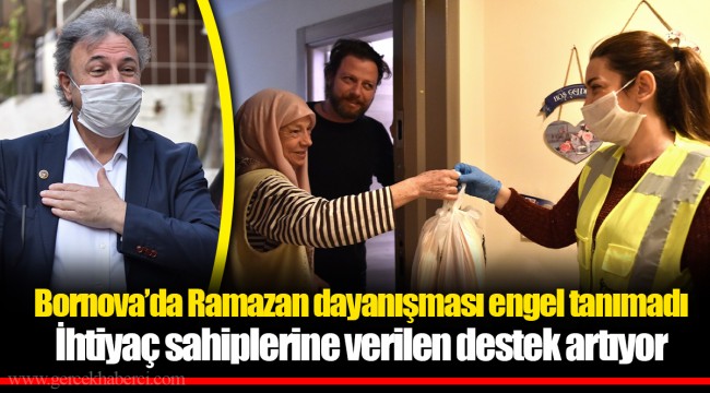 Bornova’da Ramazan dayanışması engel tanımadı