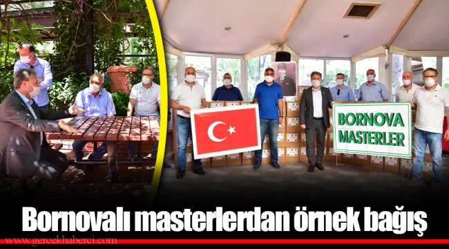 Bornovalı masterlerdan örnek bağış