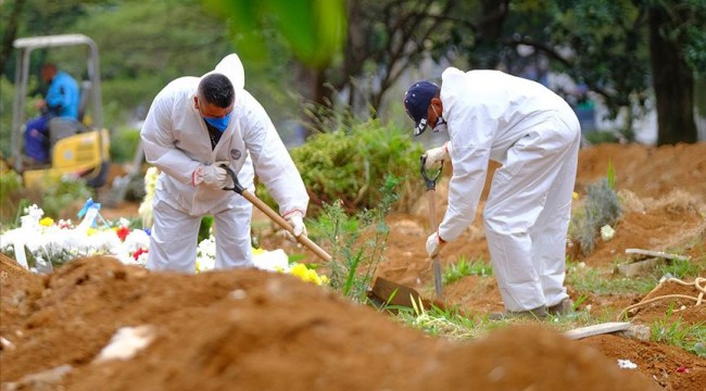 Brezilya'da Kovid-19'dan ölenlerin sayısı 22 bin 13'e yükseldi