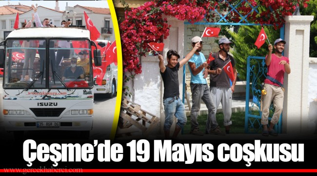 Çeşme’de 19 Mayıs coşkusu