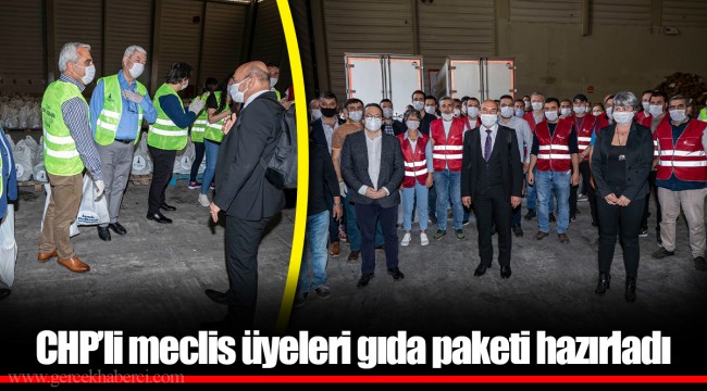 CHP’li meclis üyeleri gıda paketi hazırladı