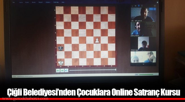 Çiğli Belediyesi’nden Çocuklara Online Satranç Kursu