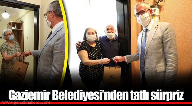 Gaziemir Belediyesi’nden tatlı sürpriz