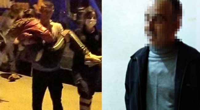 Hamile kadını tekmeleyen muhtar, kendisini linçten kurtaran polise de saldırdı