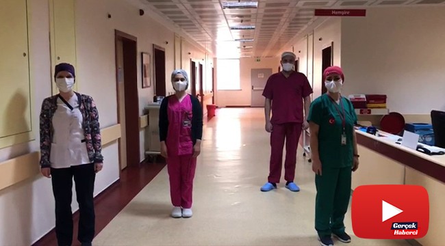 Hemşirelerden vatandaşlara anlamlı çağrı