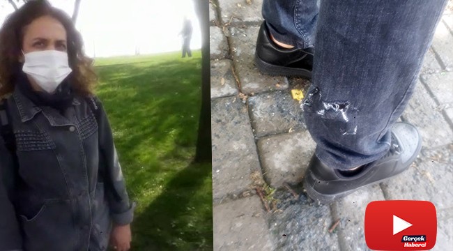 İşe giderken başıboş köpeklerin saldırısına uğradı