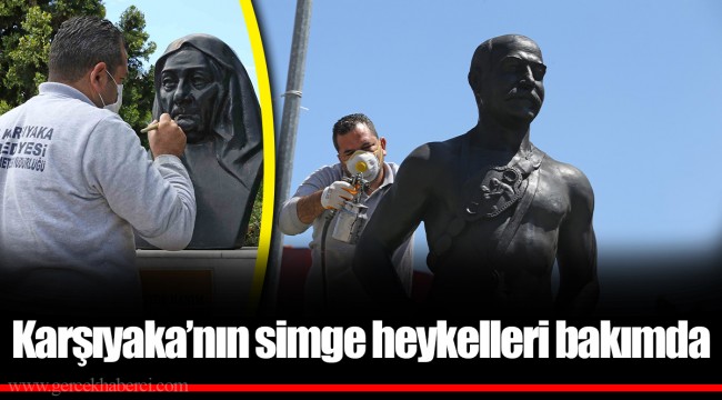 Karşıyaka’nın simge heykelleri bakımda
