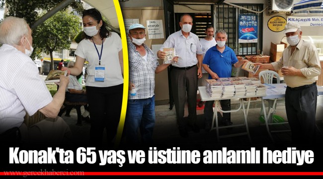 Konak'ta 65 yaş ve üstüne anlamlı hediye