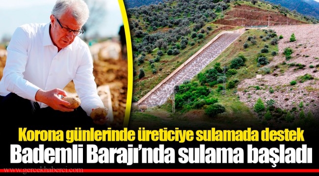 Korona günlerinde üreticiye sulamada destek