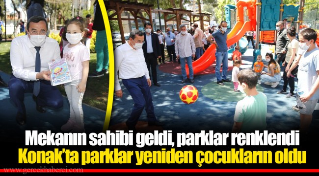 Mekanın sahibi geldi, parklar renklendi