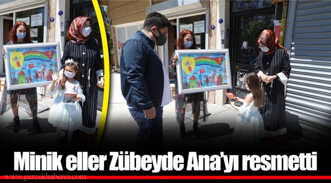 Minik eller Zübeyde Ana’yı resmetti