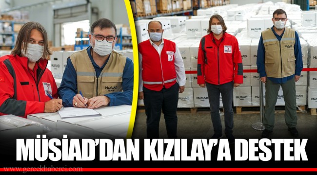 MÜSİAD’DAN KIZILAY’A DESTEK