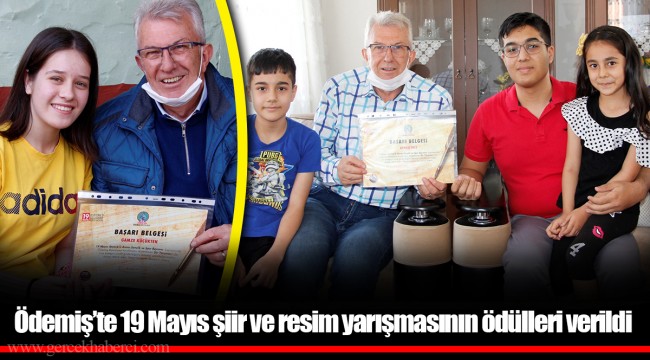 Ödemiş’te 19 Mayıs şiir ve resim yarışmasının ödülleri verildi