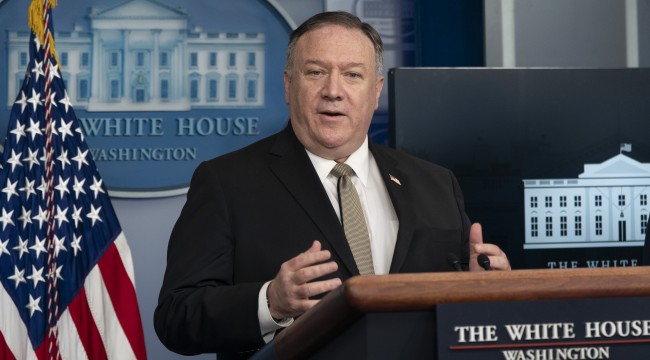 Pompeo: "Koronavirüs Wuhan’daki laboratuvarda yapıldı"