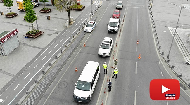 Sokağa çıkma kısıtlamasında dışarıda olan kadın sürücüden şaşırtan savunma