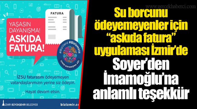 Soyer’den İmamoğlu’na anlamlı teşekkür