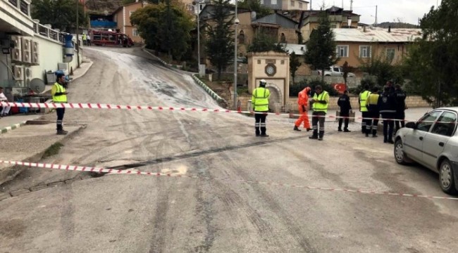 Tırdaki kimyasal madde paniğe neden oldu