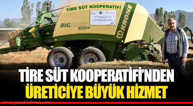 TİRE SÜT KOOPERATİFİ’NDEN ÜRETİCİYE BÜYÜK HİZMET