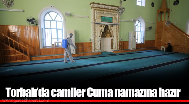 Torbalı’da camiler Cuma namazına hazır