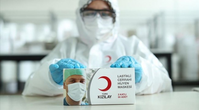 Türk Kızılay maske üretimine yıllar sonra yeniden başladı