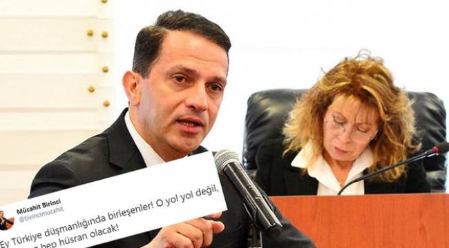 AK Parti'li Mücahit Birinci, Erdoğan'a dislike verenleri Türkiye düşmanı ilan etti