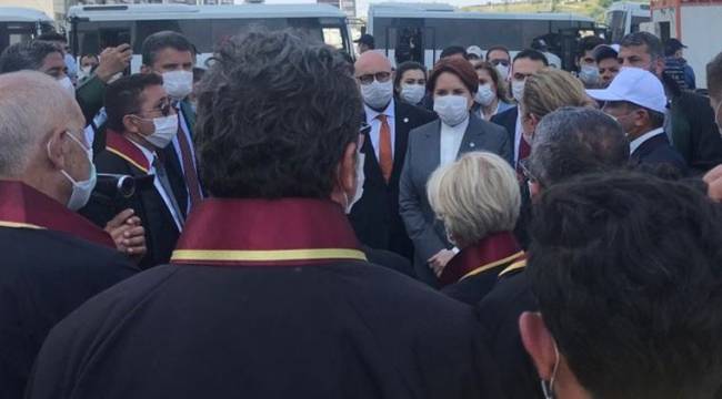 Akşener'den baro başkanlarına destek ziyareti