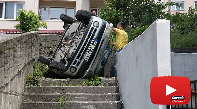 Anne ve oğlu saniyelerle ölümden döndü