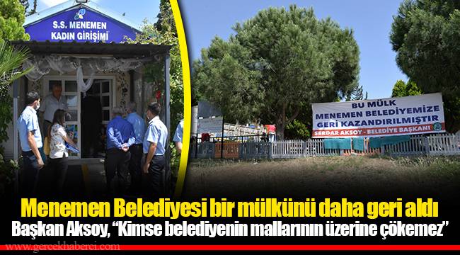 Başkan Aksoy, “Kimse belediyenin mallarının üzerine çökemez”