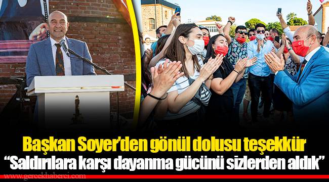 Başkan Soyer’den gönül dolusu teşekkür