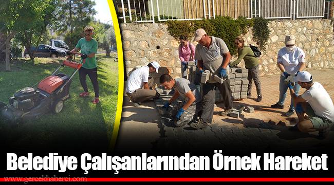 Belediye Çalışanlarından Örnek Hareket