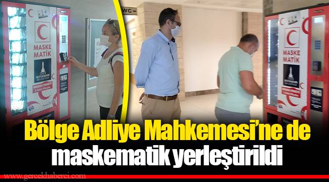 Bölge Adliye Mahkemesi’ne de maskematik yerleştirildi
