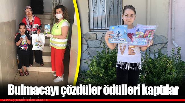 Bulmacayı çözdüler ödülleri kaptılar