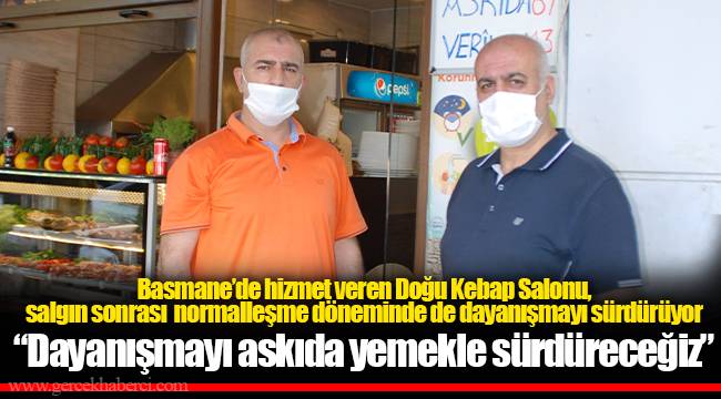 “Dayanışmayı askıda yemekle sürdüreceğiz”