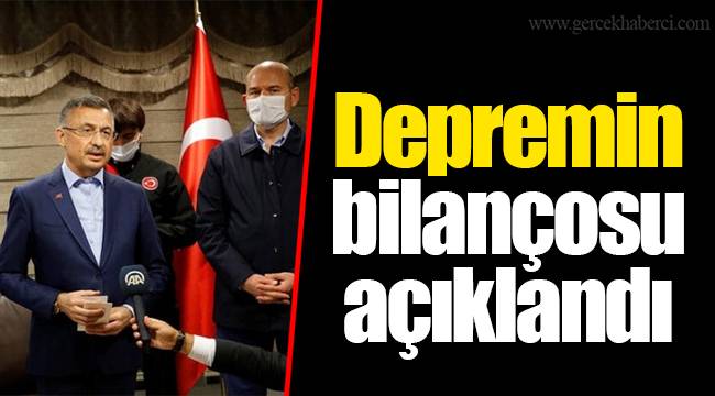 Depremin bilançosu açıklandı