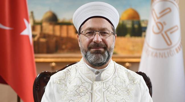 Diyanet İşleri Başkanı Erbaş: Maaşları faizsiz kurumlar aracılığıyla ödemeye başladık