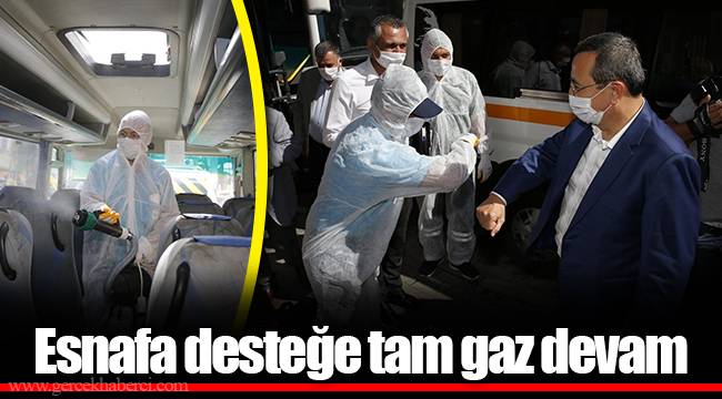 Esnafa desteğe tam gaz devam