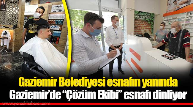 Gaziemir Belediyesi esnafın yanında