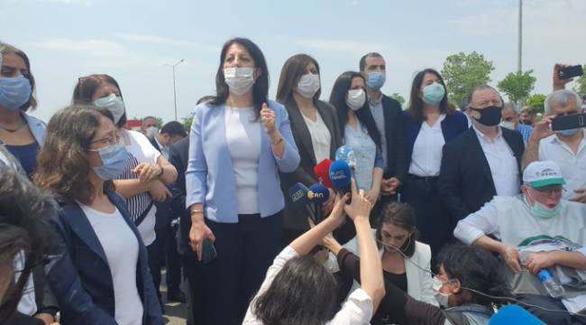 HDP Eş Genel Başkanı Pervin Buldan: Asla bizi kararlı yürüyüşümüzden geri adım attıramayacaklar