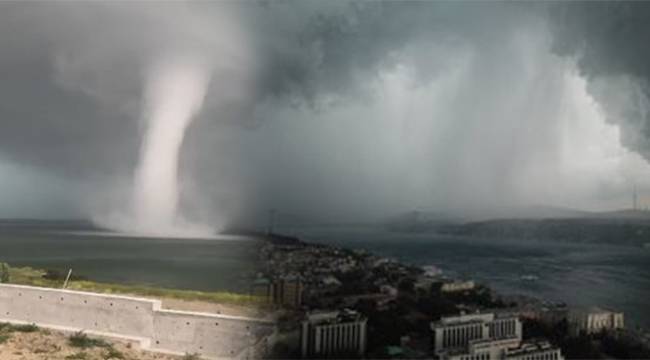 İstanbul'da hortum paniği