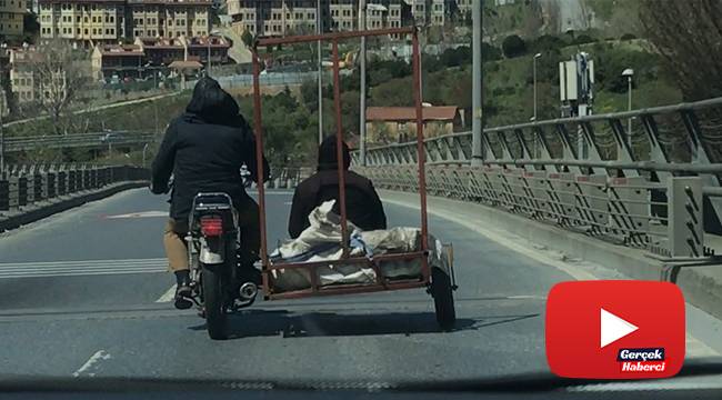 İstanbul trafiğinde “pes” dedirten tehlikeli yolculuk kamerada