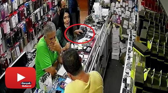 Kaşla göz arasında 6 bin TL'lik telefonu çaldılar