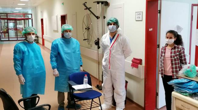 Korona virüs tedavisi gören öğrenci LGS’ye hastanede girdi