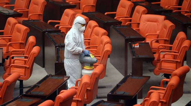 Meclis'te koronavirüse yakalanan personel sayısı 19'a yükseldi